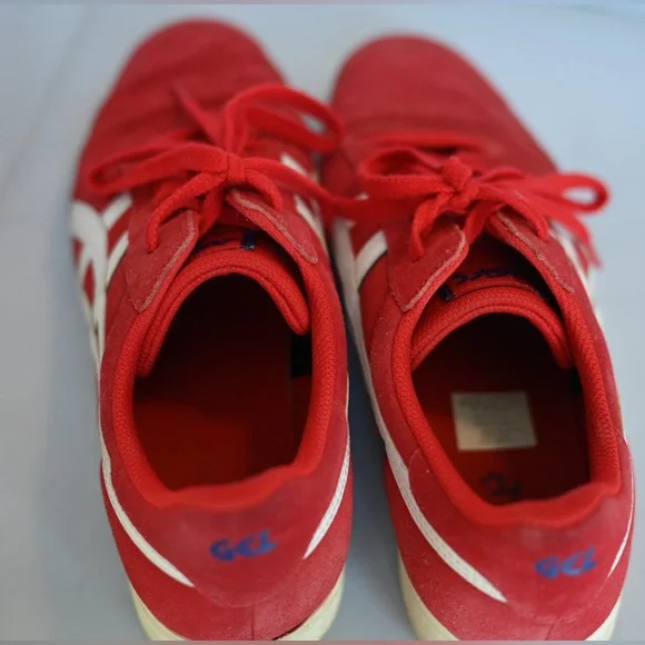 Mens Size 10 Ascis Gel- Vickka TRS Men's Shoes Classic Red H847l-601 Sneakers - Picture 8 of 10